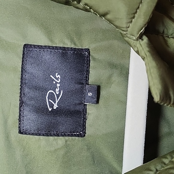 Rails Peyton Quilted Fleece Jacket  Olive Green Sherpa Jacket Sz Small - Picture 14 of 16